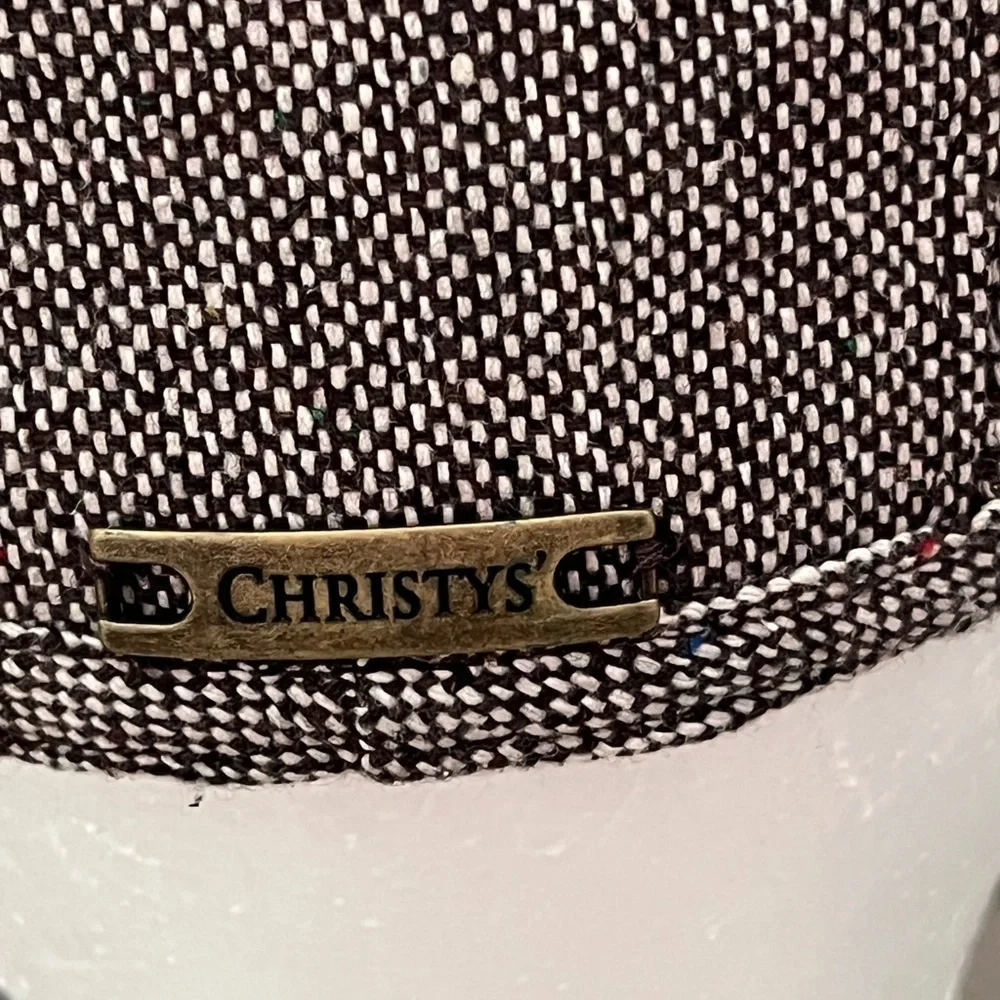 Men's Gray Tweed Cap